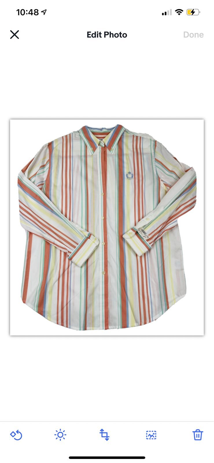 NOS 90s Escada Button Front Tunic