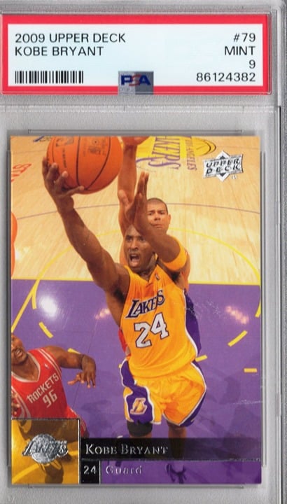 Kobe Bryant in a Los Angeles Lakers uniform.