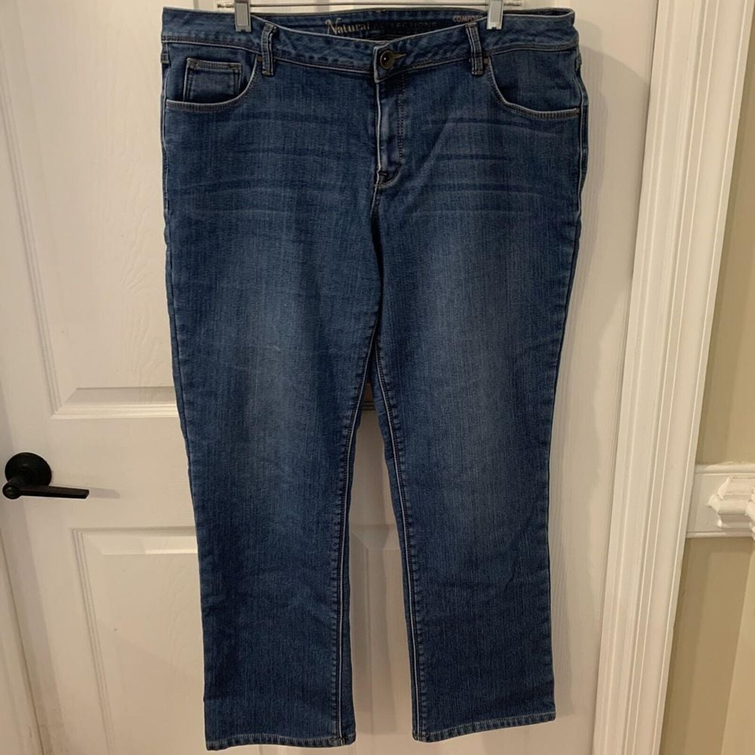 Ladies Natural Reflections FLANNEL LINED Women's JEANS sz 16