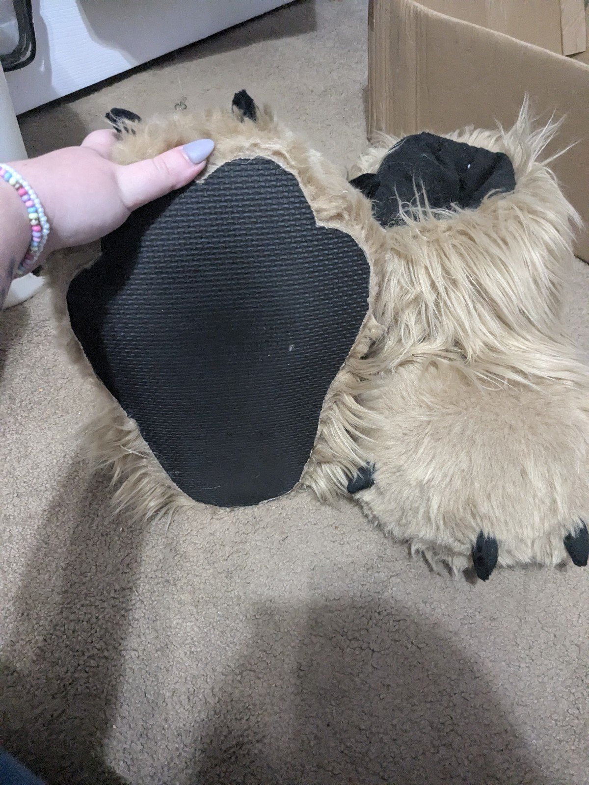 Tan Fursuit Feet (Size 9)