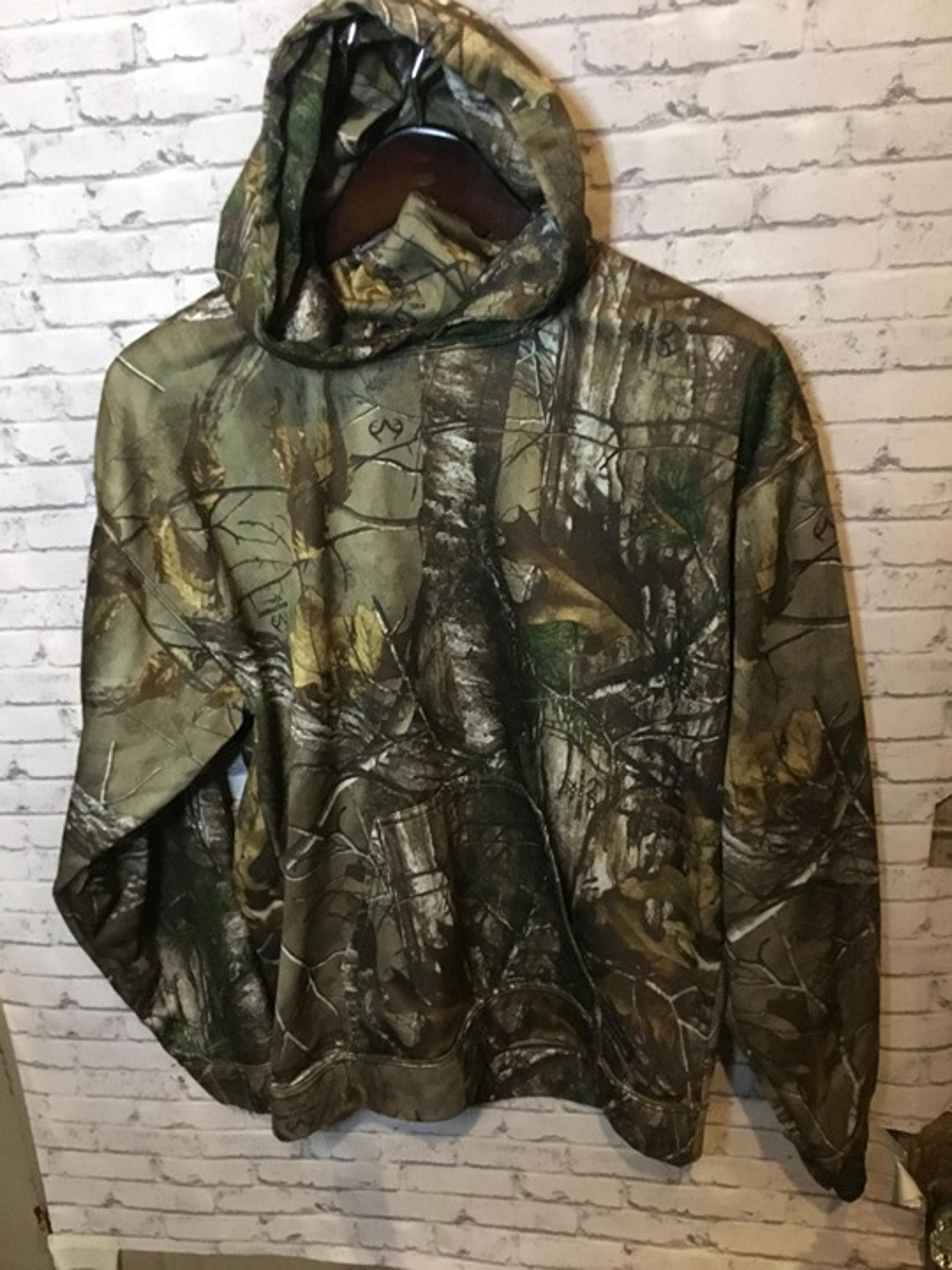REALTREE Xtra Camouflage Hoodie Men’s Size M Fleece Lined used