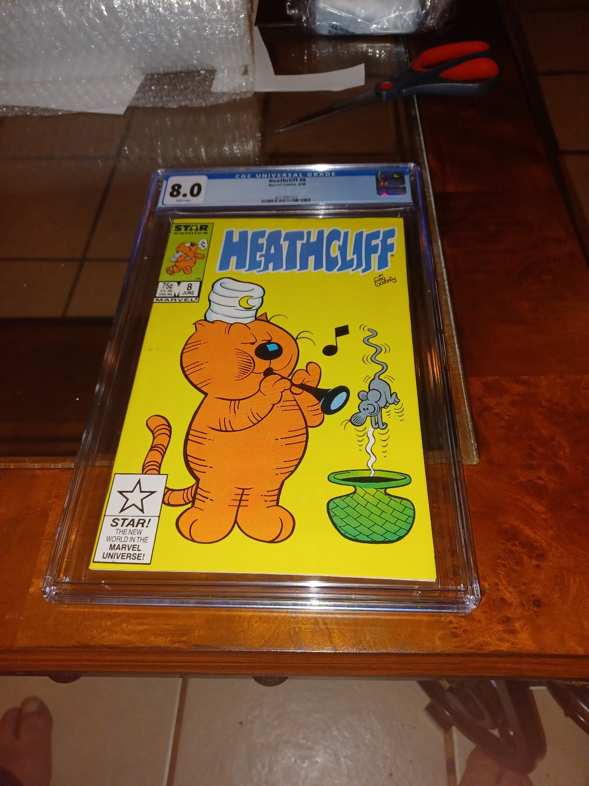 Heathcliff #8 Graded 8.0