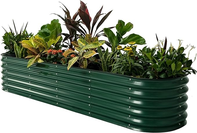 Raised Garden Bed Kits 17 Tall 9 in 1 8ft X 2ft Metal Raised Plant Bed