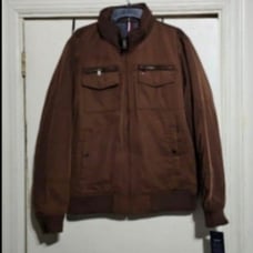 TOMMY HILFIGER BROWN JACKET L