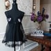 Victoria's Secret Sexy Little Things Black Ruffle Peekaboo Babydoll. Size M