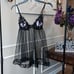 Victoria's Secret Sexy Little Things Black Ruffle Peekaboo Babydoll. Size M