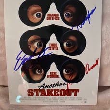 Another Stakeout cast signed photo