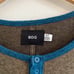 Urban Outfitters UO BDG Oversized Long Sleeve Ribbed Henley Pullover Green Blue
