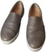 Vionic Demetra Gray Leather Comfort Slip On Comfort Sneaker Shoes Size 8 US