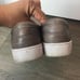 Vionic Demetra Gray Leather Comfort Slip On Comfort Sneaker Shoes Size 8 US