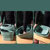 Foldable in 2 sizes Pet dry food storage with wheels, magnet cover