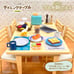 Rement RE-MENT dining table and chairs set miniature complete Japan