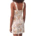 Reformation Humphrey Sleeveless Mini Dress Christina Blue Yellow