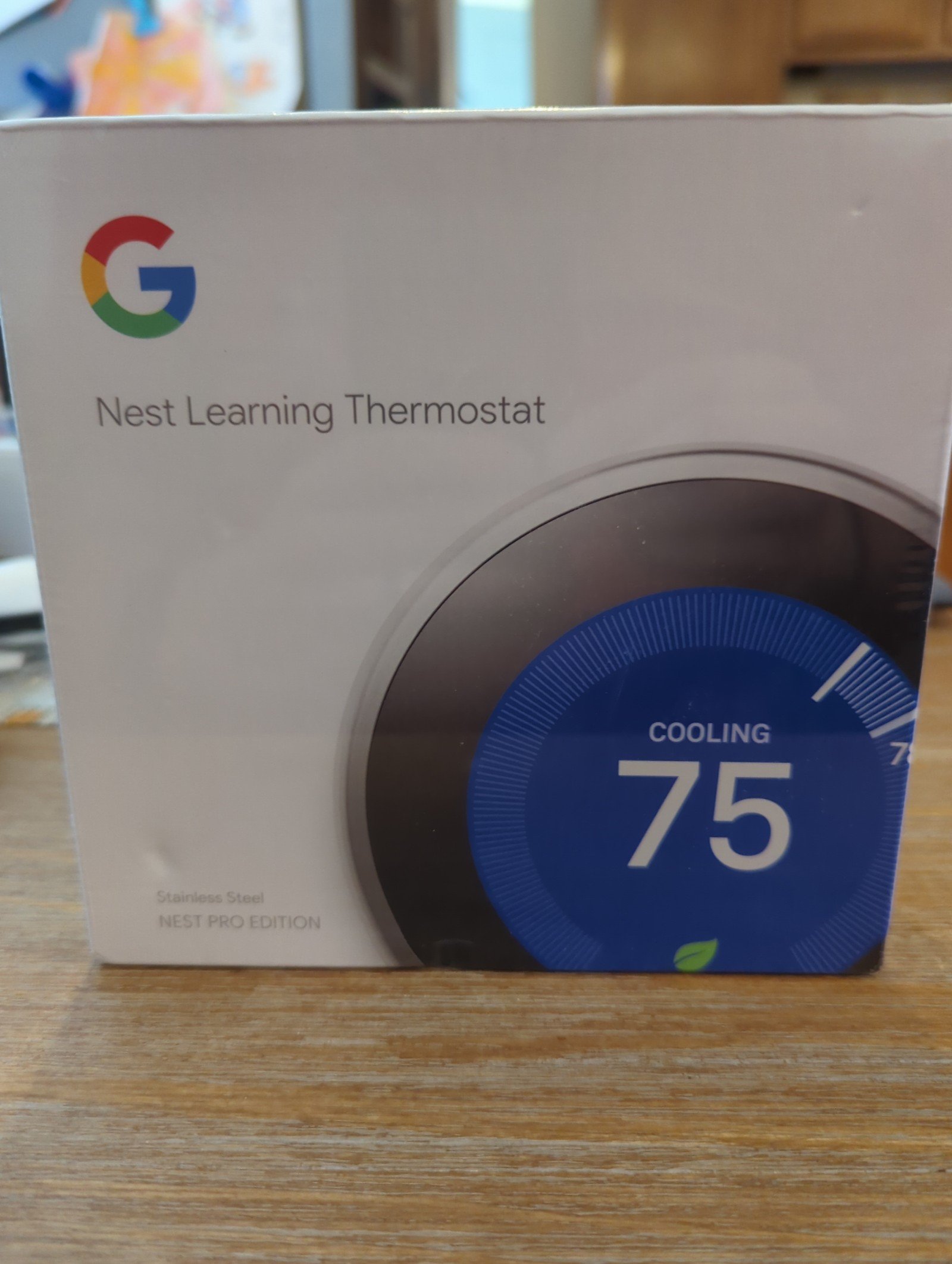 Google Nest Pro Learning Thermostat (3rd Gen) - Stainless Steel Brand New x2