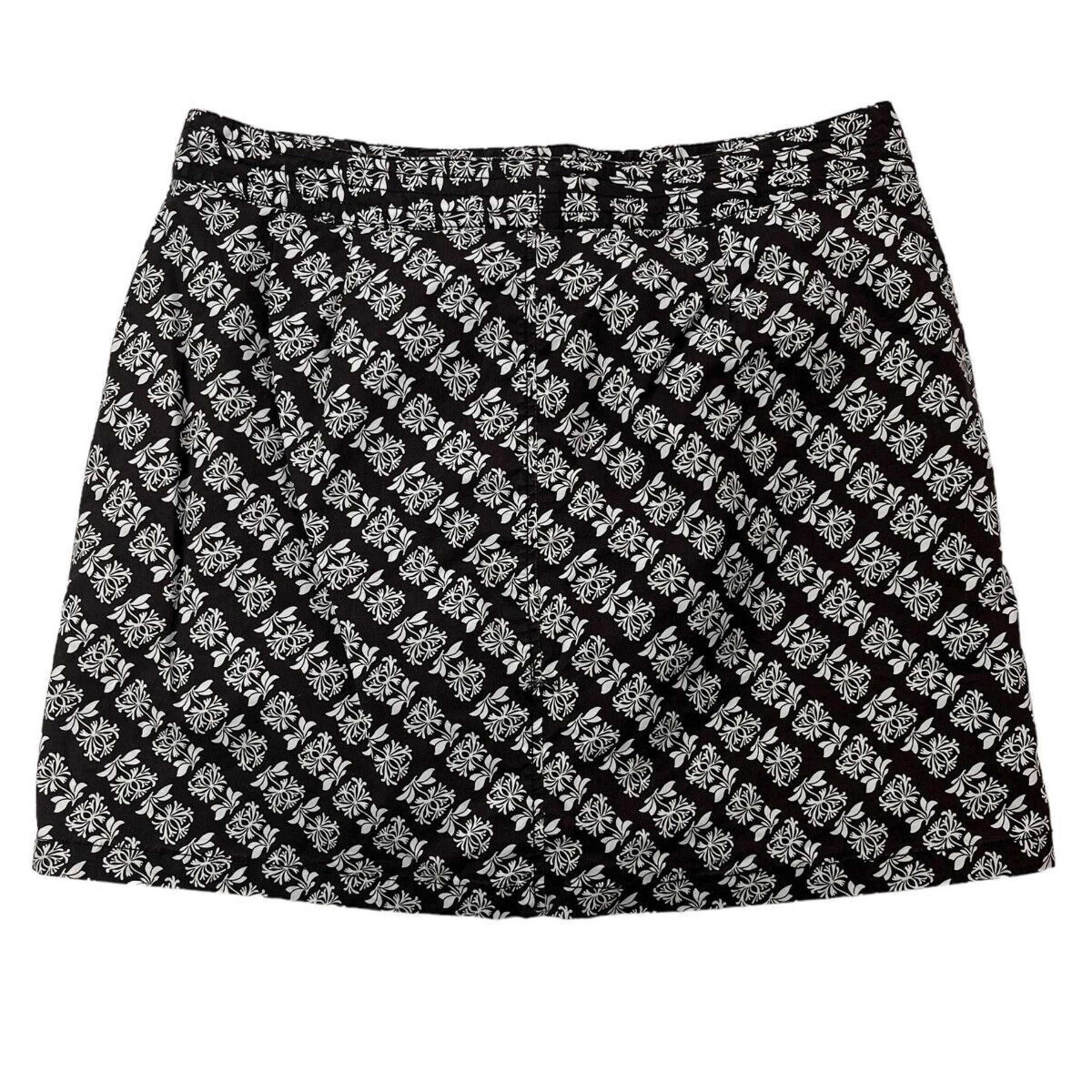 Dockers Women's Size 8 Floral Stretch Front Closure w/Pockets Skirt Skort