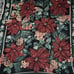 Vintage poinsettia blanket / tapestry