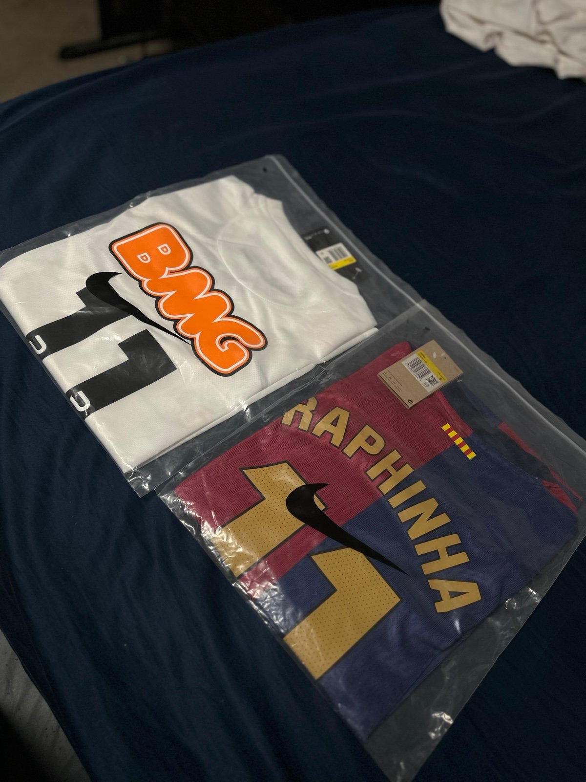 Soccer jerseys