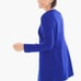 NEW Chico's Pea Coat Women's Small (0) Ponte Button Jacket Coat Sapphire Blue