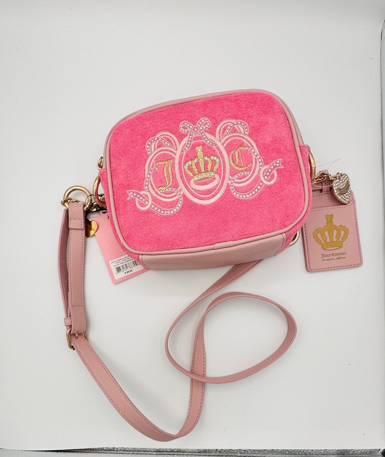 Juicy Couture Lovers Club Pink Lemonade Camera bag