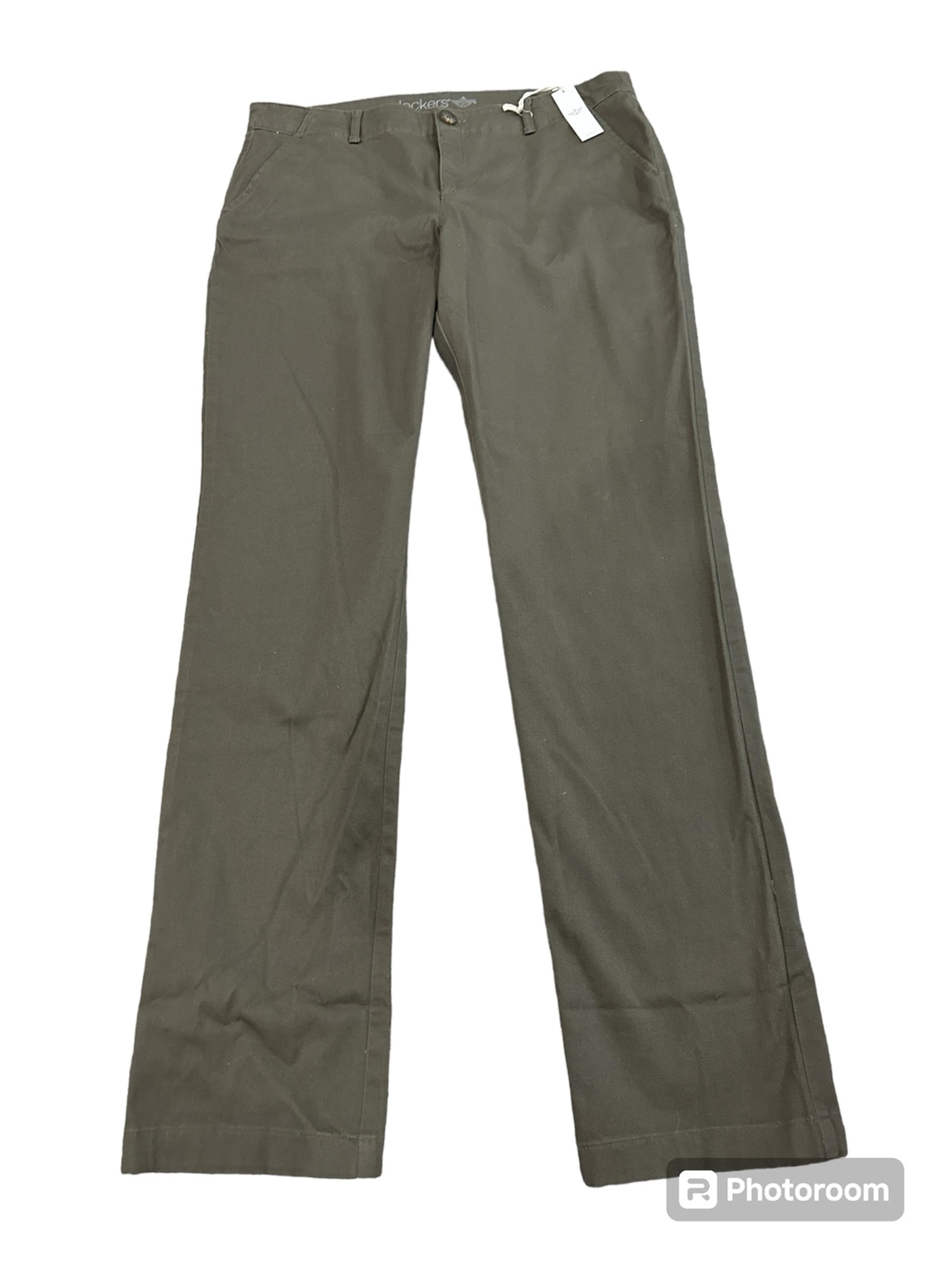 NWT Docker’s Stretch Twill Shadow Brown Pant Women’s Size 10