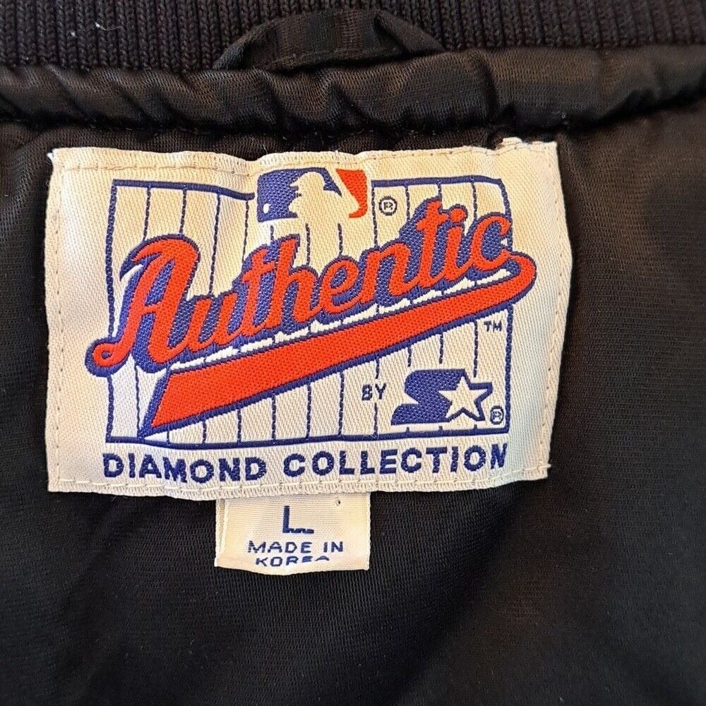 Starter Mens Vintage Authentic Diamond Collection Mets MLB