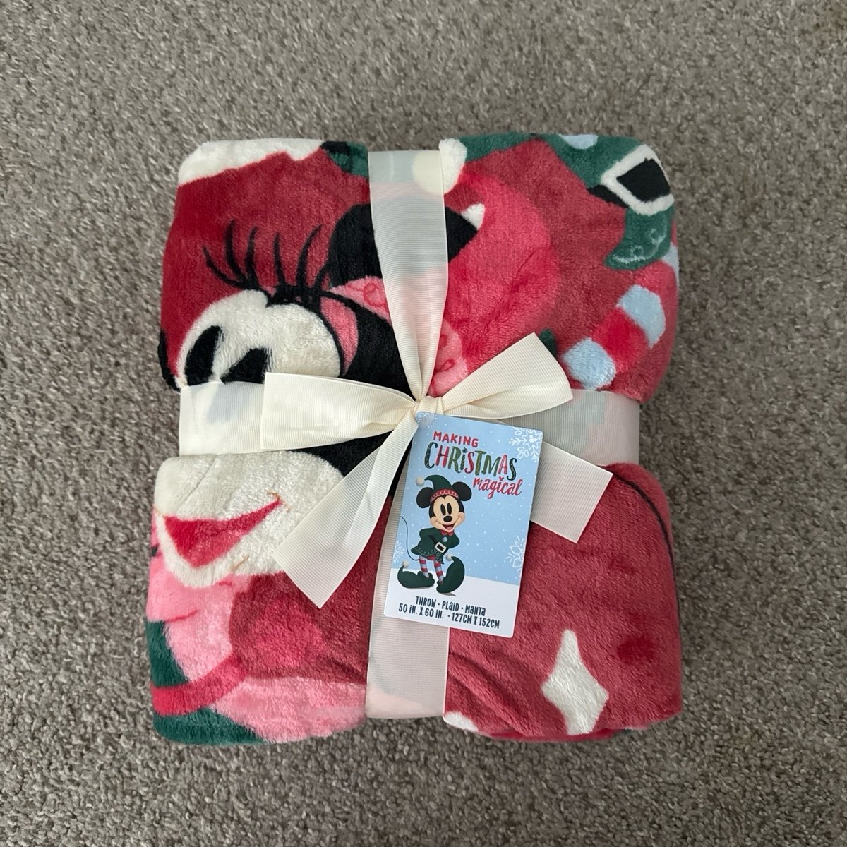 Disney Parks Christmas Throw
