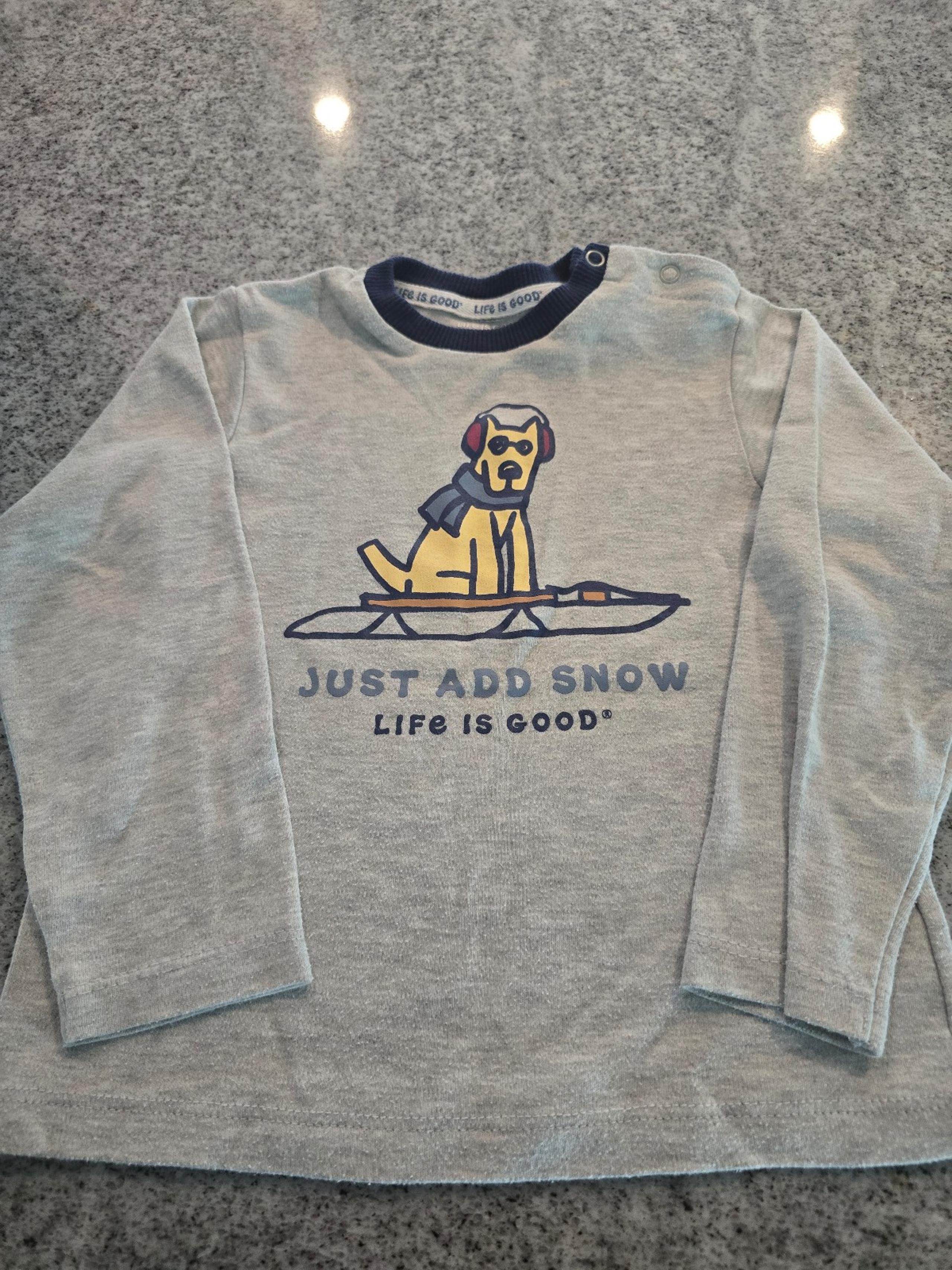 Life is good long sleeve shirt 4t