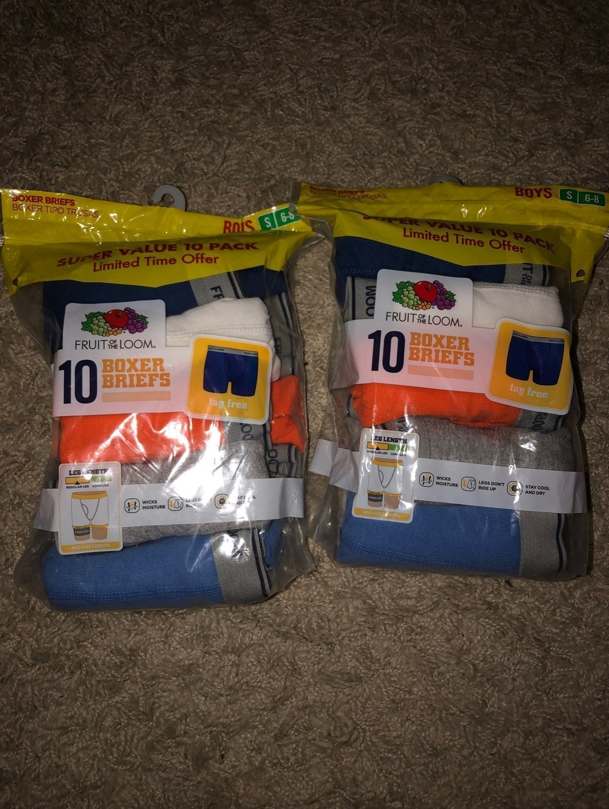Froot of the Loom Style Boxer Briefs