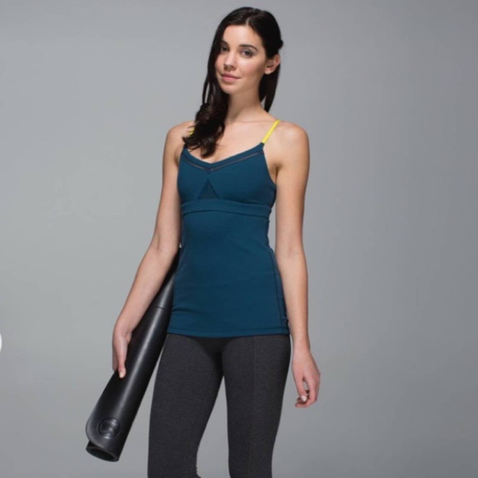 Lululemon Athletica Just Breathe Tank | Alberta Lake | Split Pea | Teal | Size 6