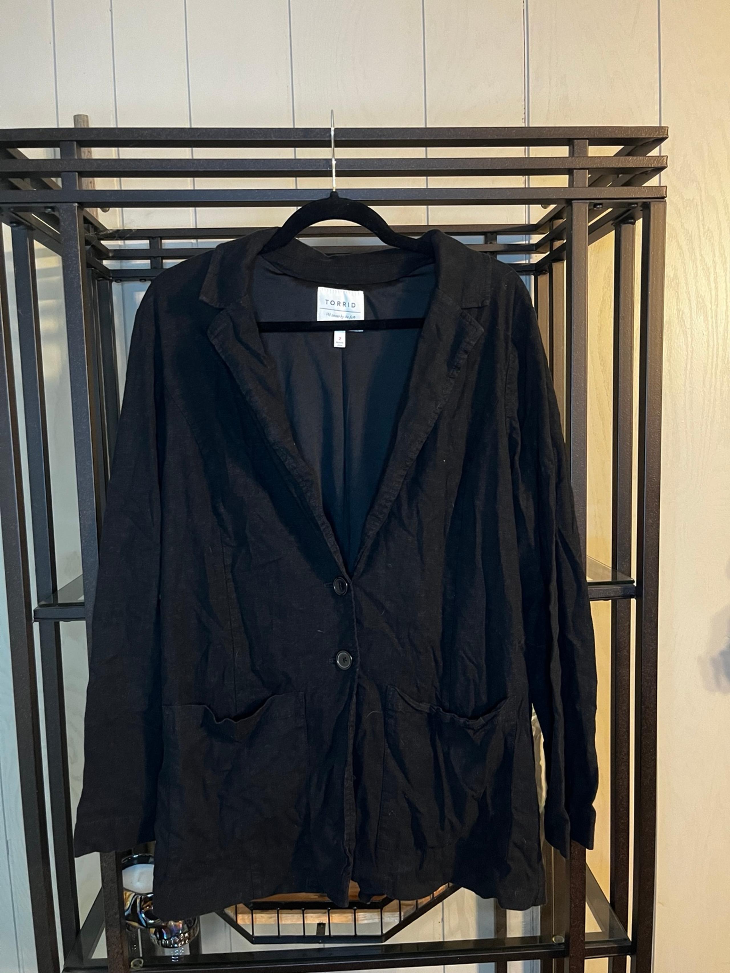 Torrid Black Blazer