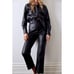 New Bardot Polly Vegan leather high rise trousers in black Size XS
