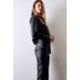 New Bardot Polly Vegan leather high rise trousers in black Size XS