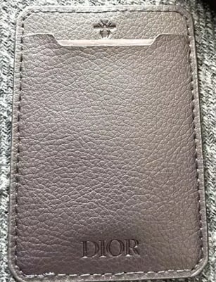 Dior Fragrances Smartphone Card Holder Black Porte-Carte Telephone