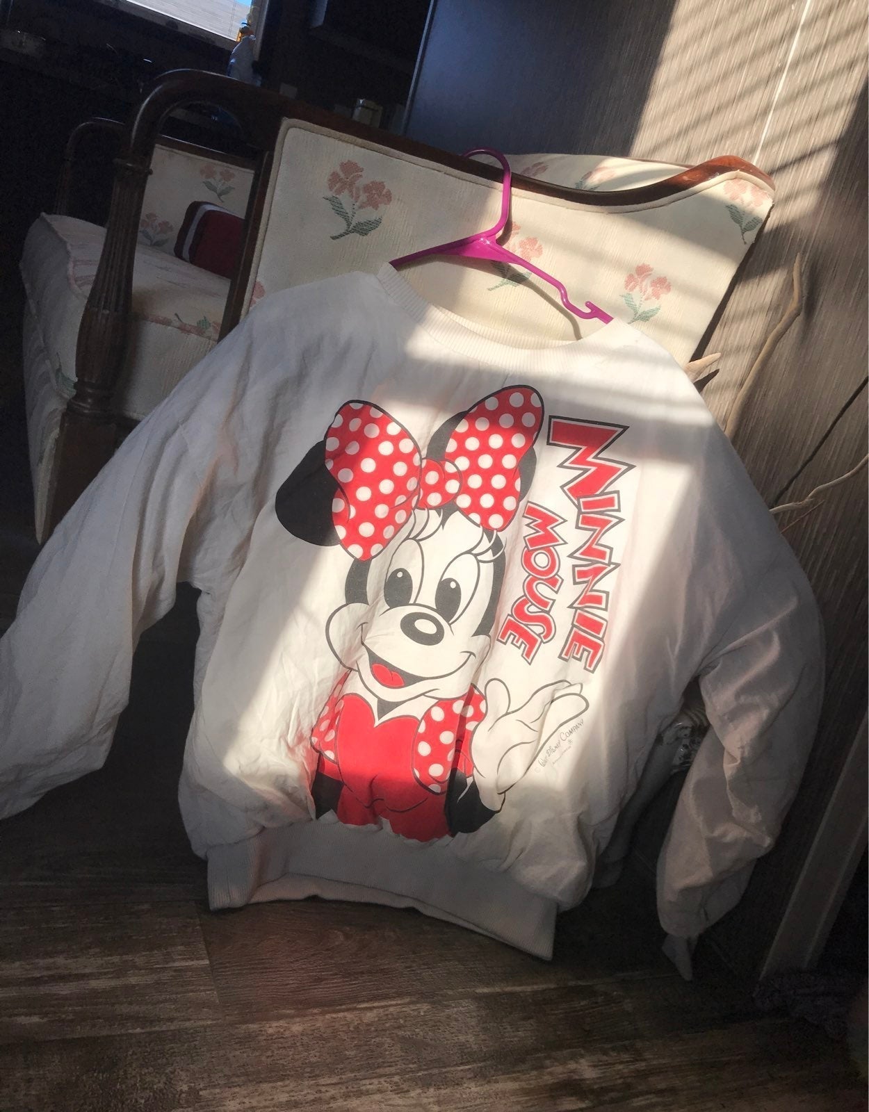 Vtg Mickey/Minnie Mouse Crew Neck