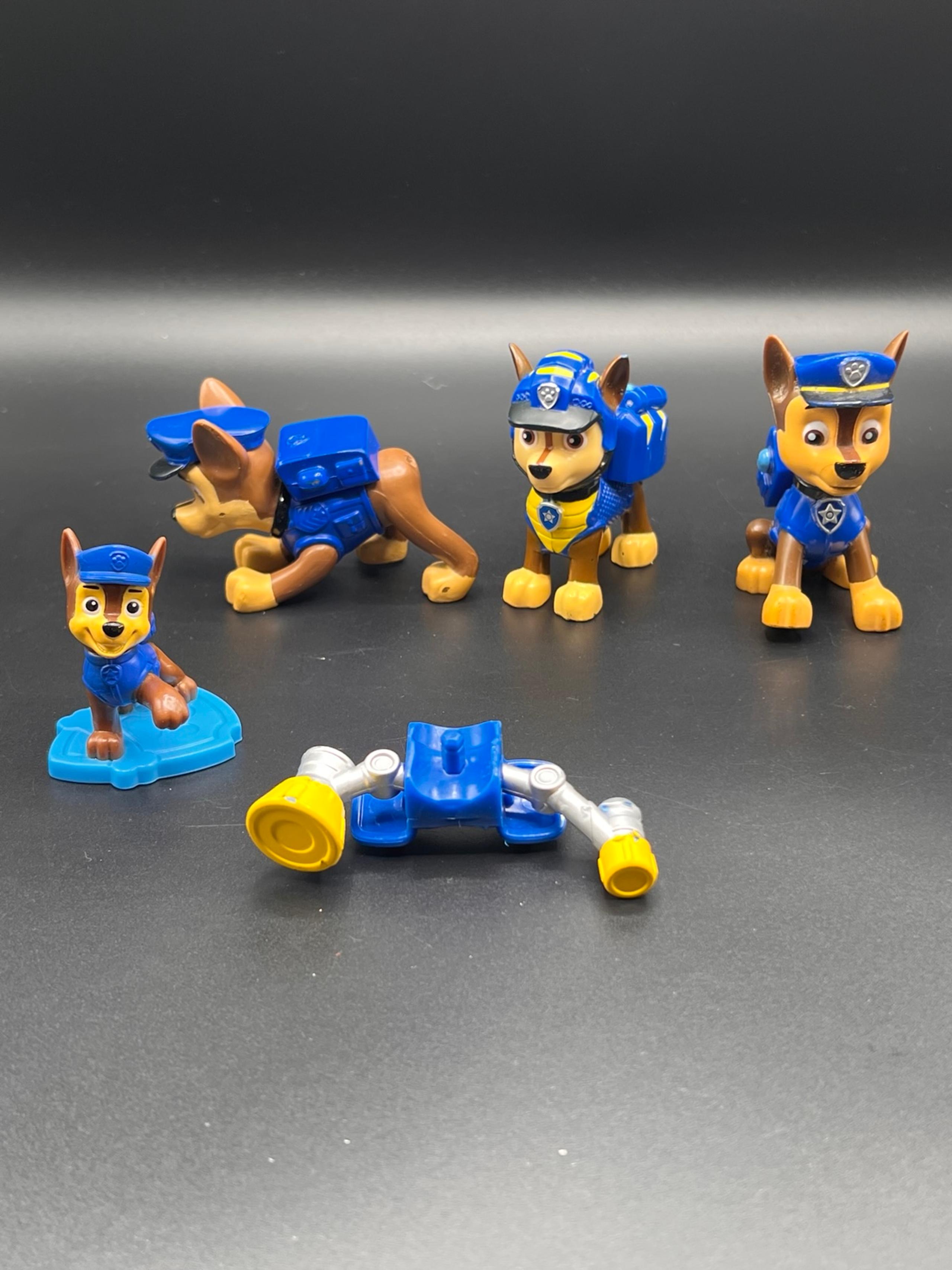 Paw Patrol Chase Action Figure Lot of 4 Police Dogs