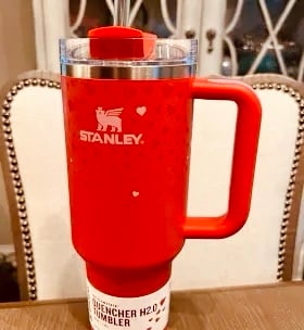LIMITED EDITION RED 2025 VALENTINE STANLEY - detail