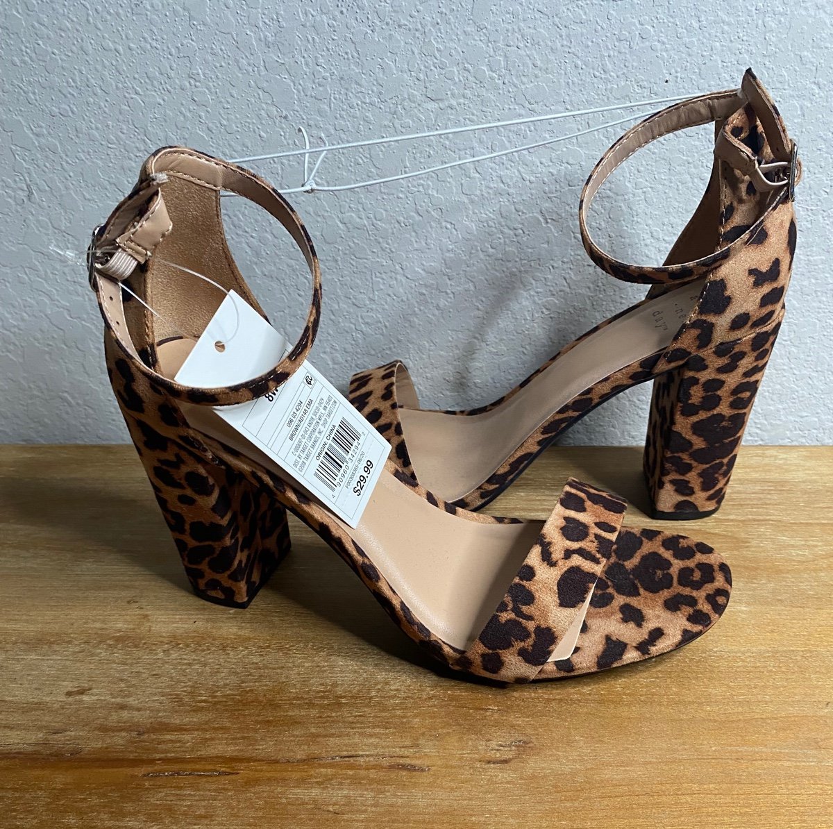 EDWRD High Heels Sexy 43 Women's Sandals Leopard Print 10CM  Stiletto,Black-39 : Amazon.co.uk: Fashion