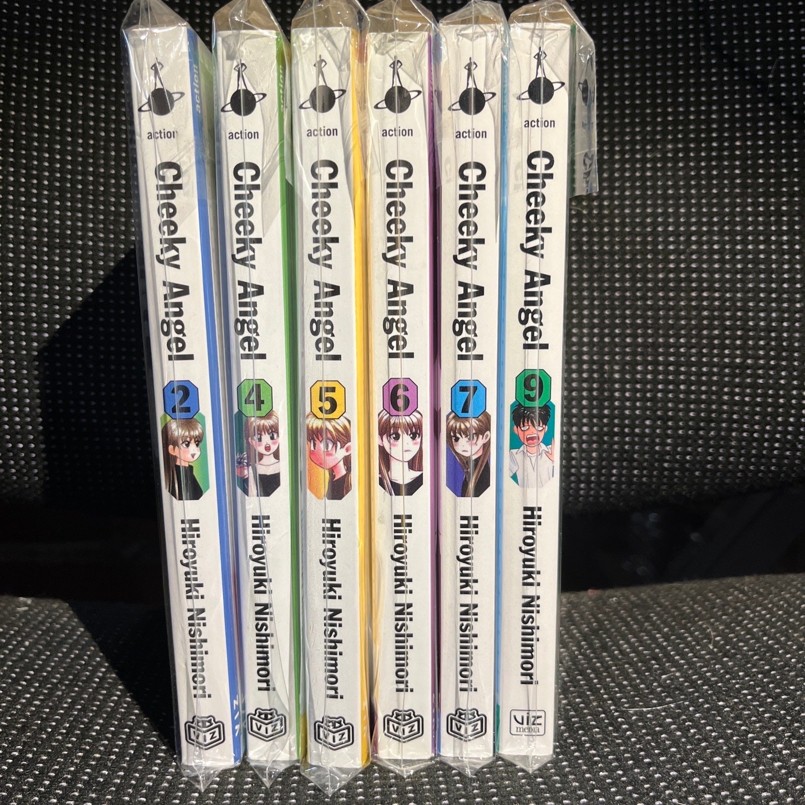 CHEEKY ANGEL lot VOL. 2-4-5-6-7- By Hiroyuki Nishimori (Viz, 2006) 5 Books.