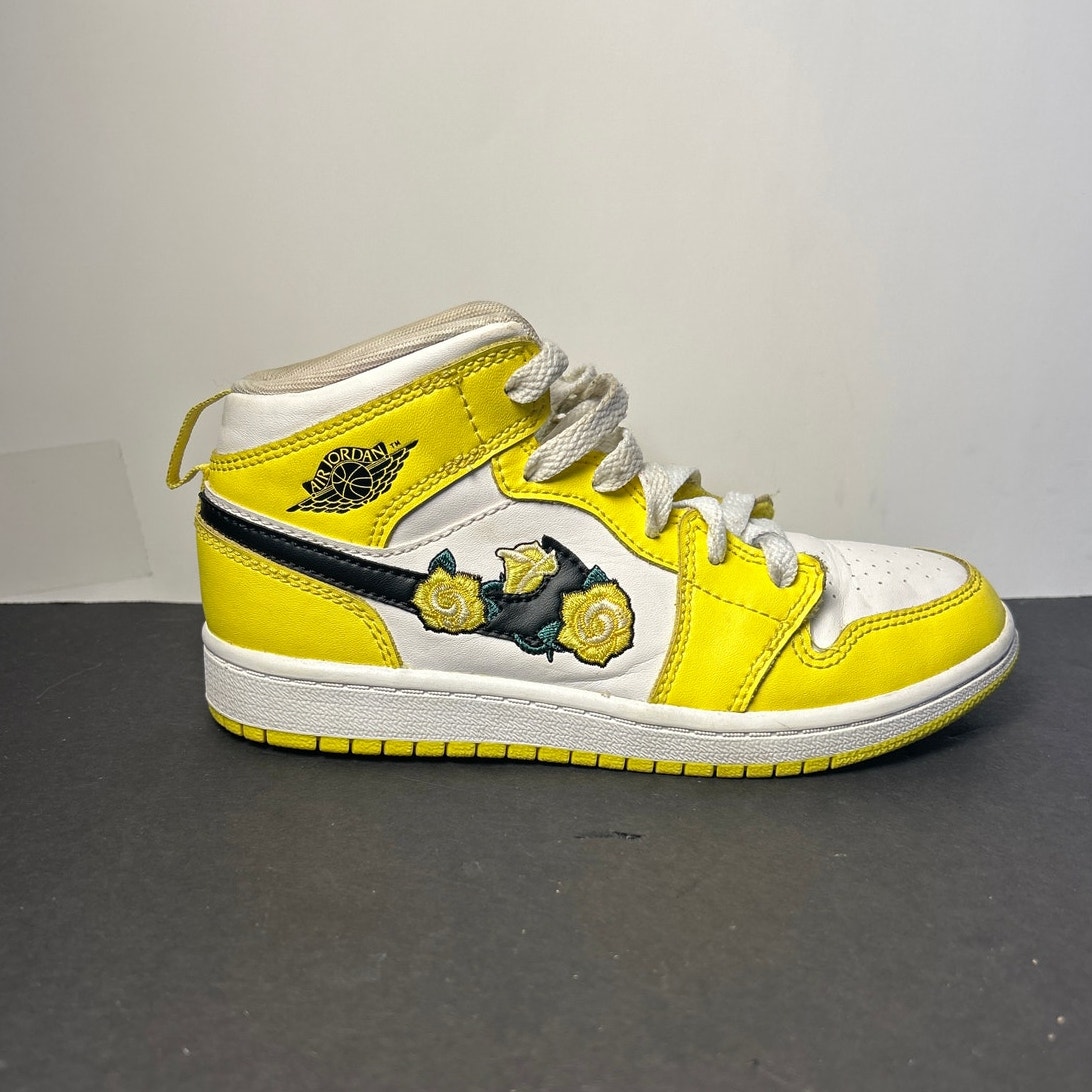 PS Air Jordan 1 Mid SE PS 'Rose Patch Size 1Y