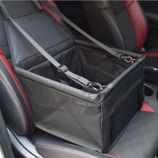 POOCH-LABS Black Travel Dog Car Seat Cover (40*32*24cm)