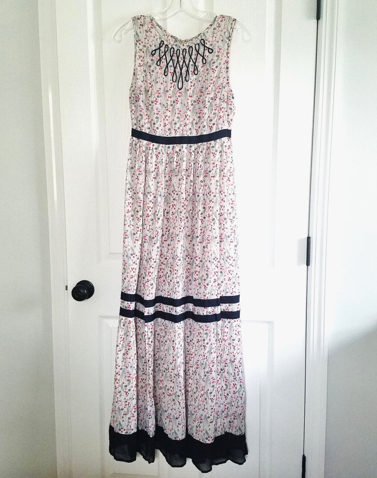 Tracy Reese x Anthropologie Parida Floral Maxi Dress 2P Petite Tiered New 208