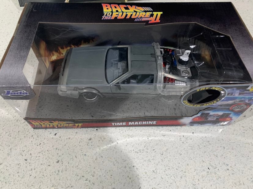 Back to the future die cast car