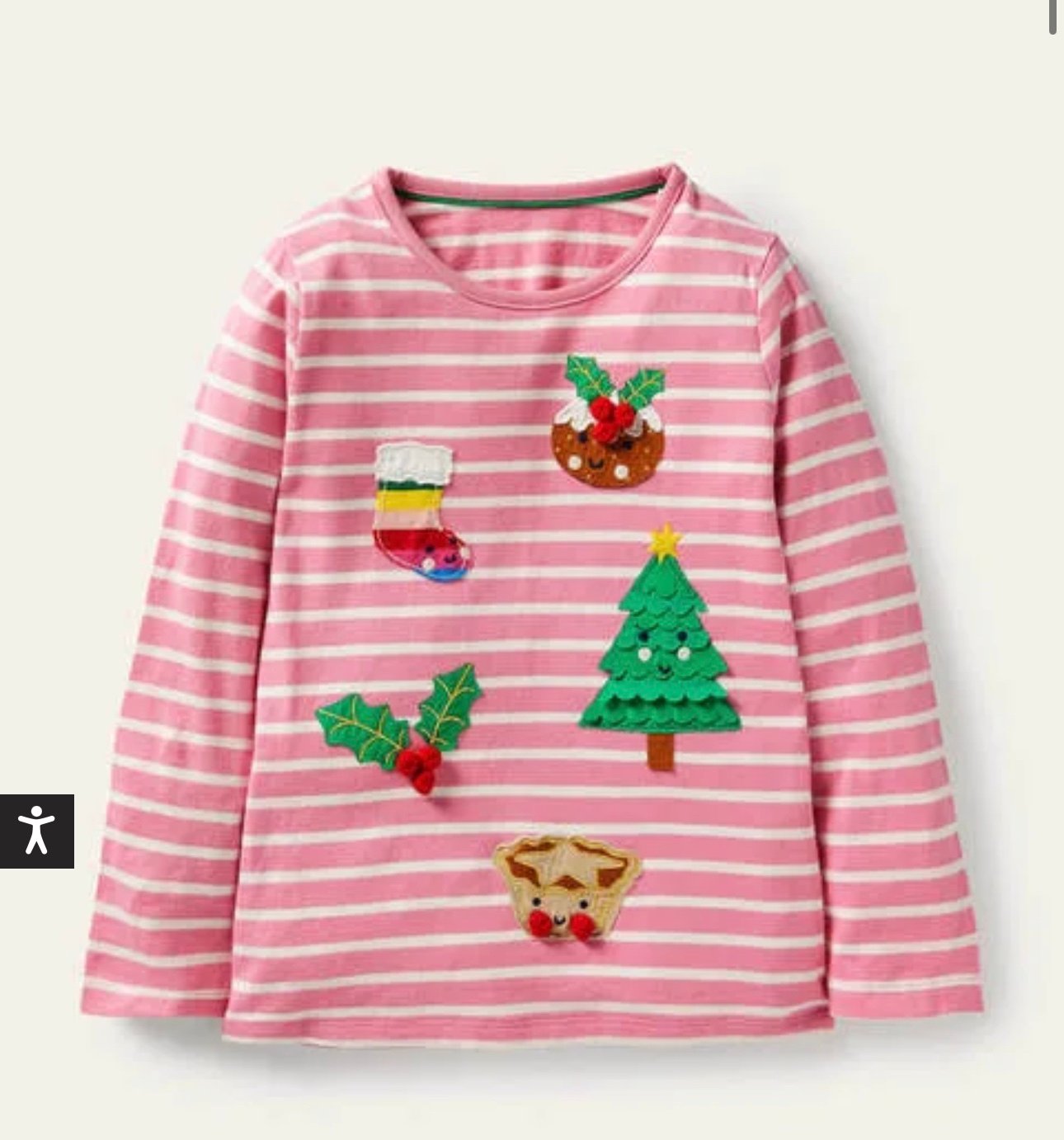 Mini Boden 3D Appliqué Breton 11/12