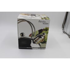 Demeyere Resto 2.6 Qt. Whistling Kettle High Gloss Stainless Steel NEW