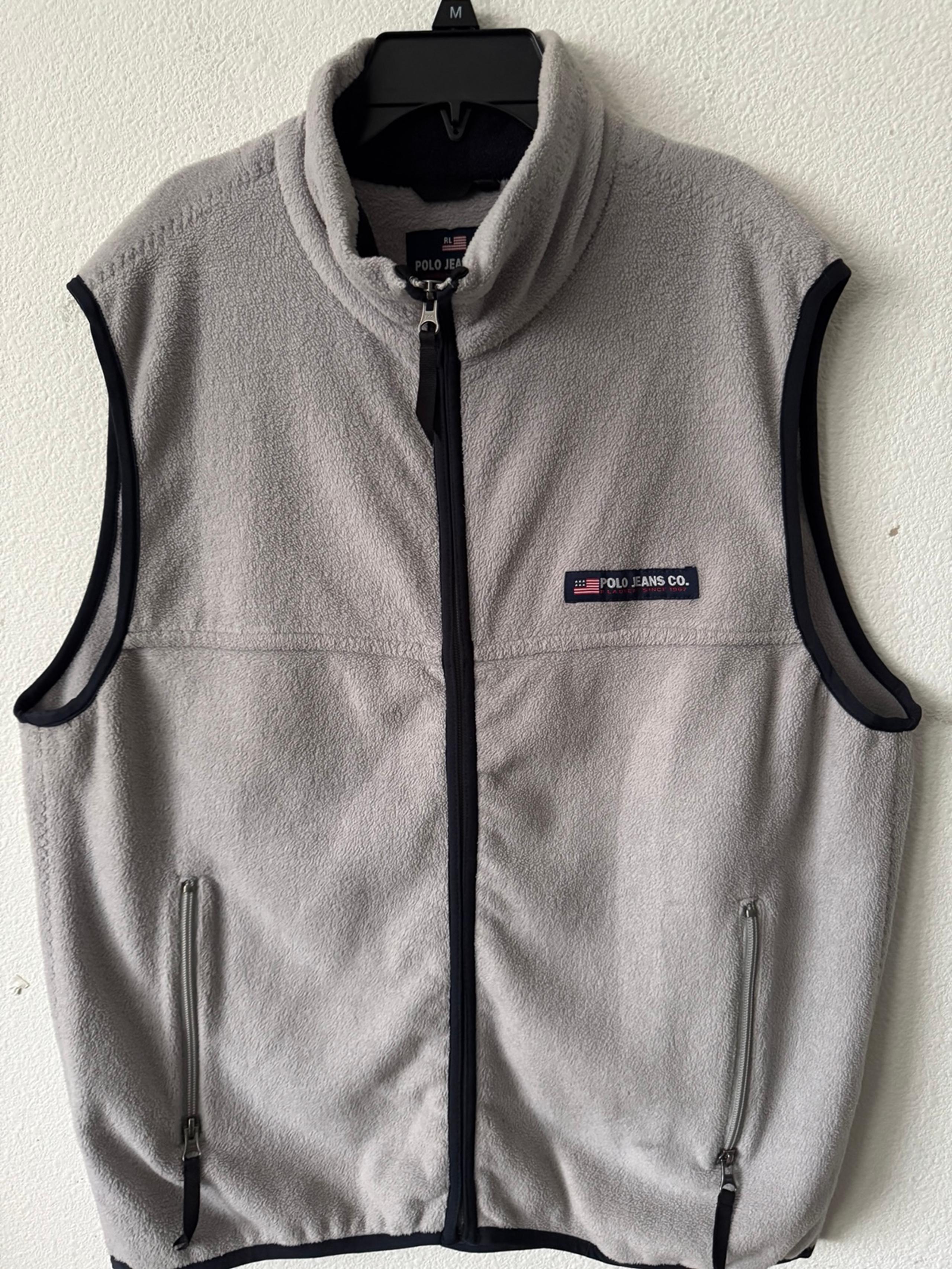 RL POLO JEANS CO Men’s Fleece Vest Size Large