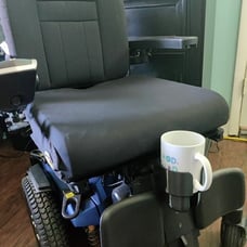 Universal Cup Holder For Wheelchairs and Power Wheelchairs