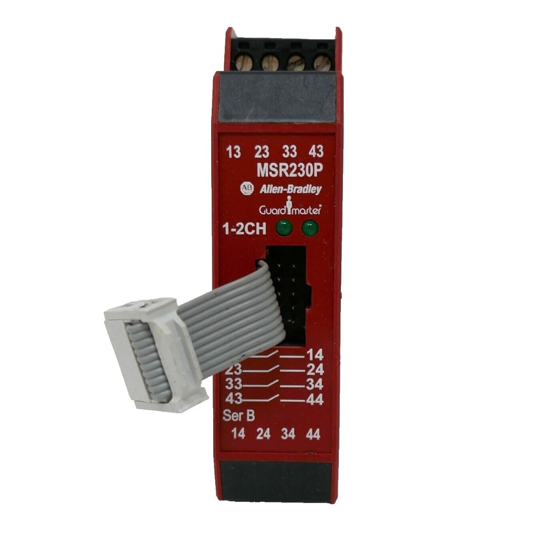 Allen Bradley 440R-H23180 Series B Safety Relay MSR230P Guard Master