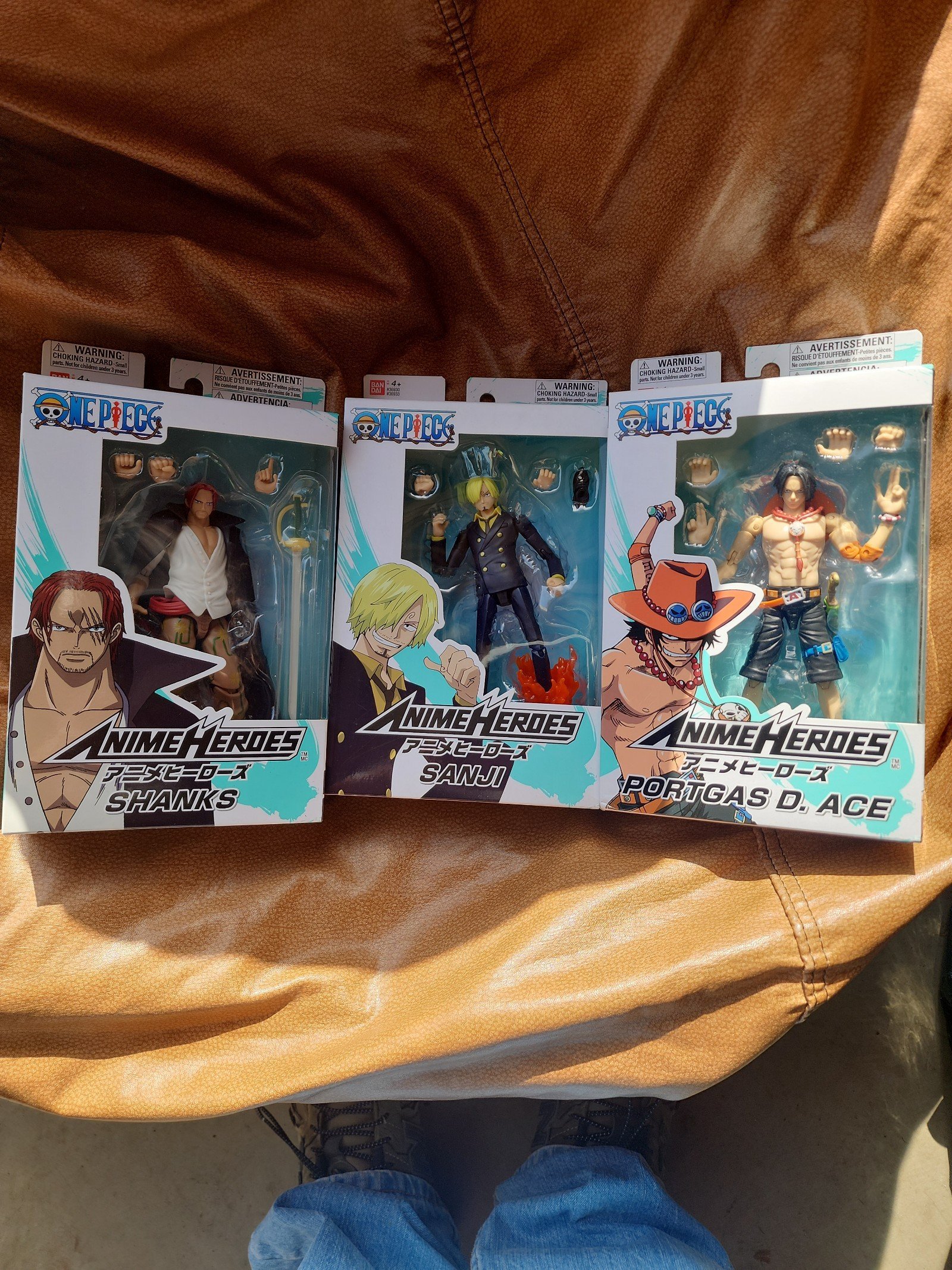 one piece anime heroes shanks portgas d. ace sanji new in box