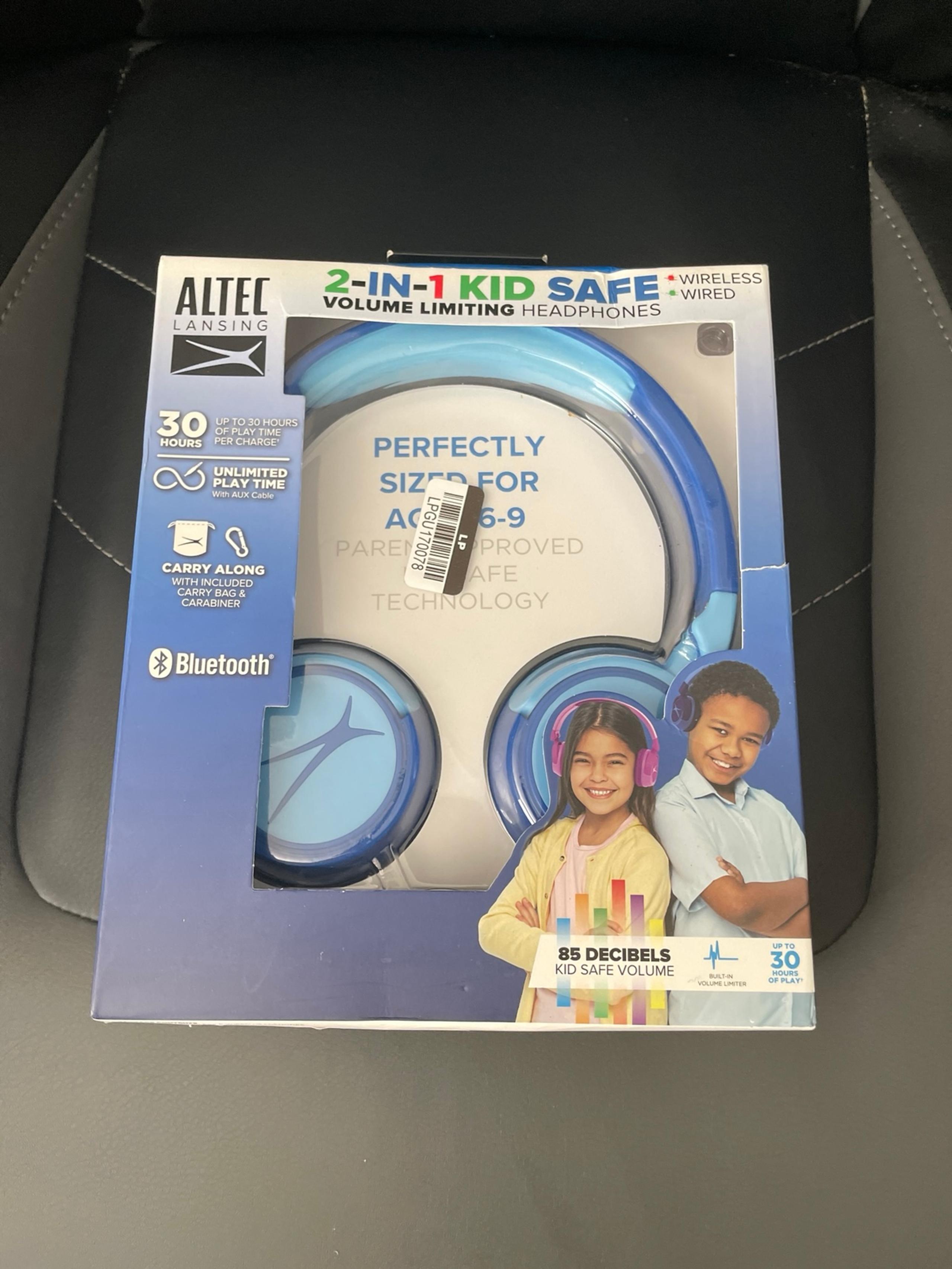 Altec Lansing Kids Headphones - 30hrs playtime - 85db limited (I have two)