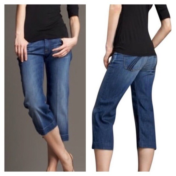 7 For All Mankind Dojo Crop